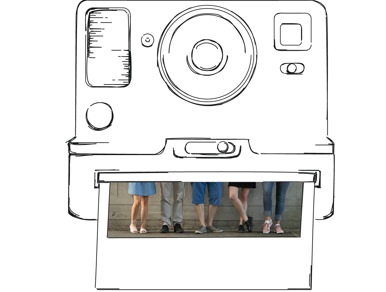 FRIENDS Der Friends Faktor Slider Polaroid Kamera 02 1278x966px