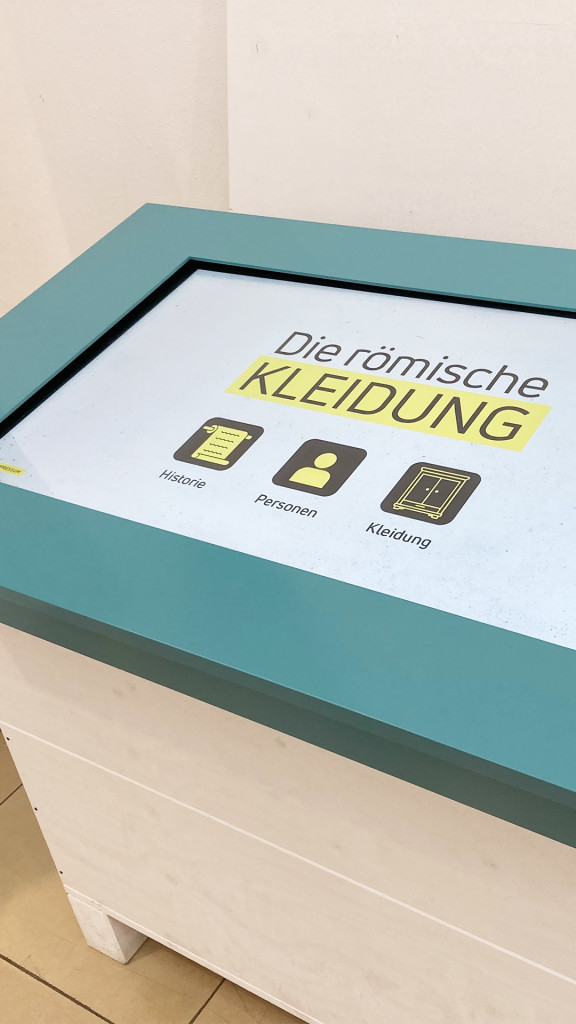 Ausstellungsgestaltung für das Römische Museum Augsburg